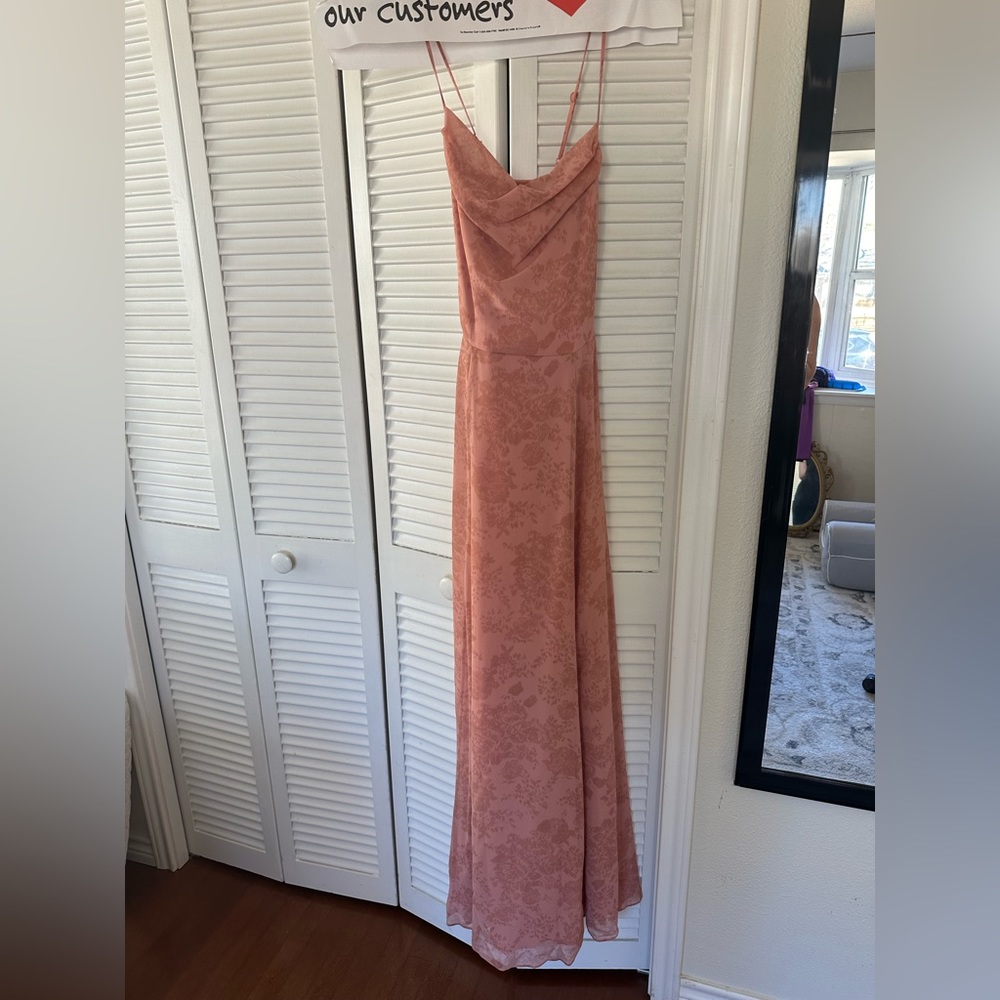 WAYF The Wesley Cowl Neck Gown - M